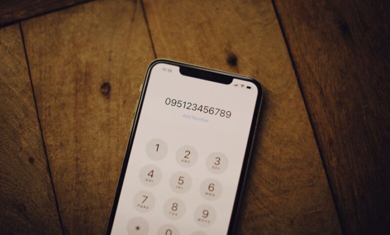 phone numbers listed in registry